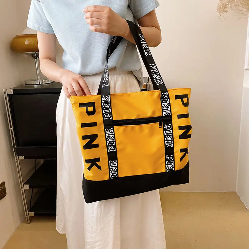 Pink Pinky Brand Large Tote Bag 2024 - Image 9