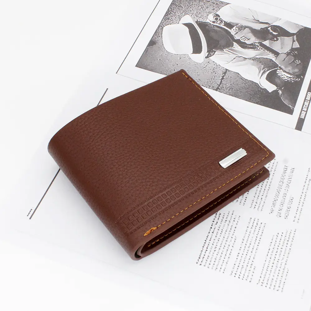 Men's Black Leather Watch & Wallet Set — feature 11