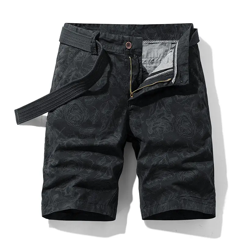 Men's Red Printed Shorts Cross-border All-match - Image 2