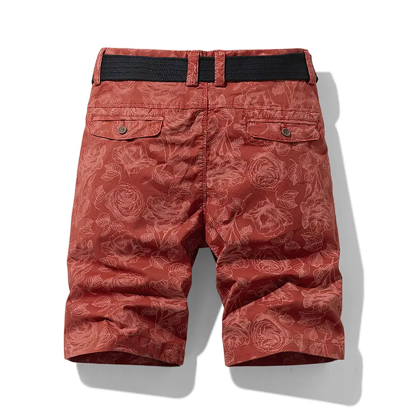 Men's Red Printed Shorts Cross-border All-match - Image 5
