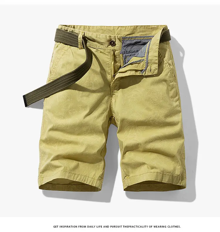 Men's Red Printed Shorts Cross-border All-match — feature 12