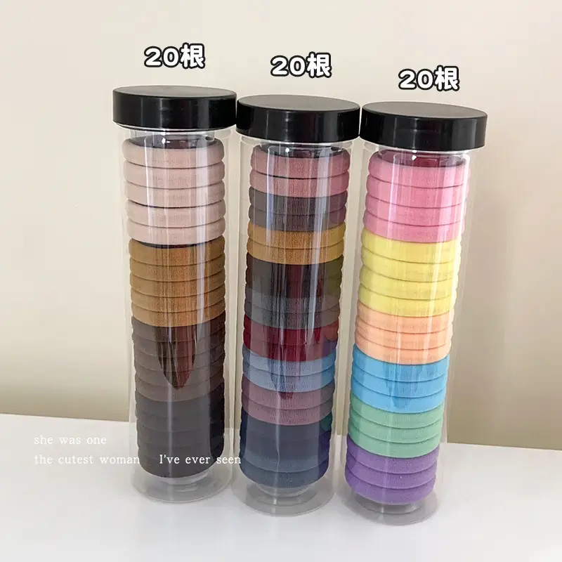 High Ponytail Hair Rope 60 Pcs Rubber Band for Girls - Image 9