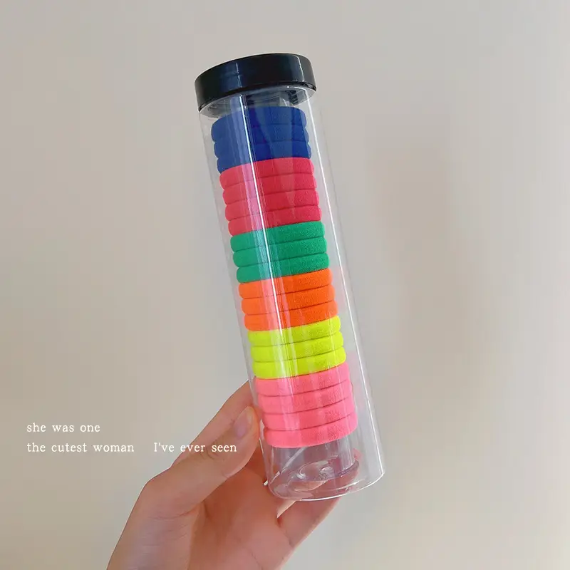 High Ponytail Hair Rope 60 Pcs Rubber Band for Girls - Image 5