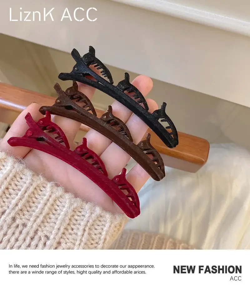 Velvet Hair Clips for Women - No Damage Hair Accessories — feature 5