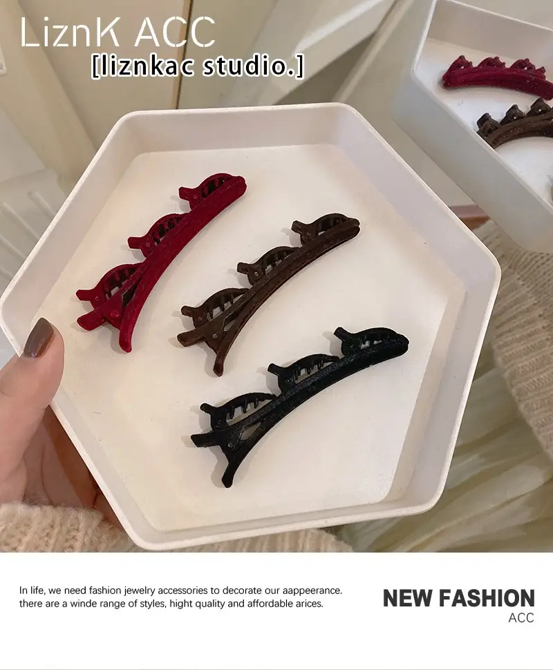 Velvet Hair Clips for Women - No Damage Hair Accessories — feature 7