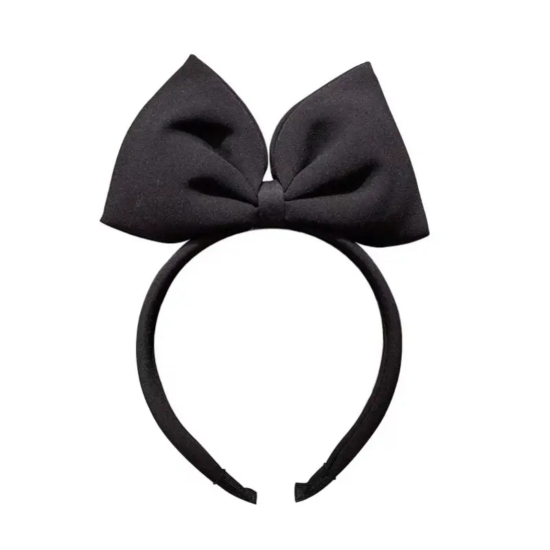 Red Polka Dot Bow Headband for Girls - Image 2