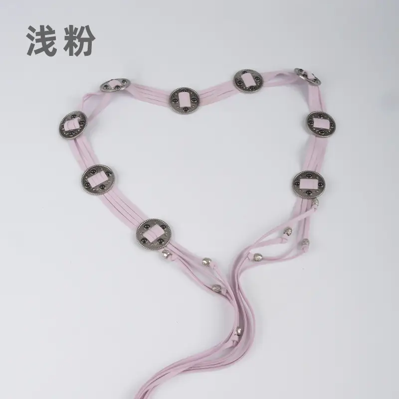 Vintage Ethnic Tassel Belt for Women Black Waist Slimming - Image 10