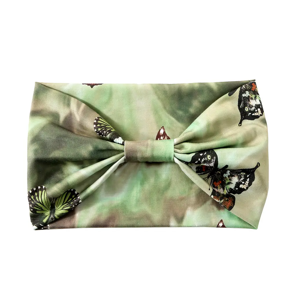 European American Butterfly Printed Wide Brim Hair Band - Image 11