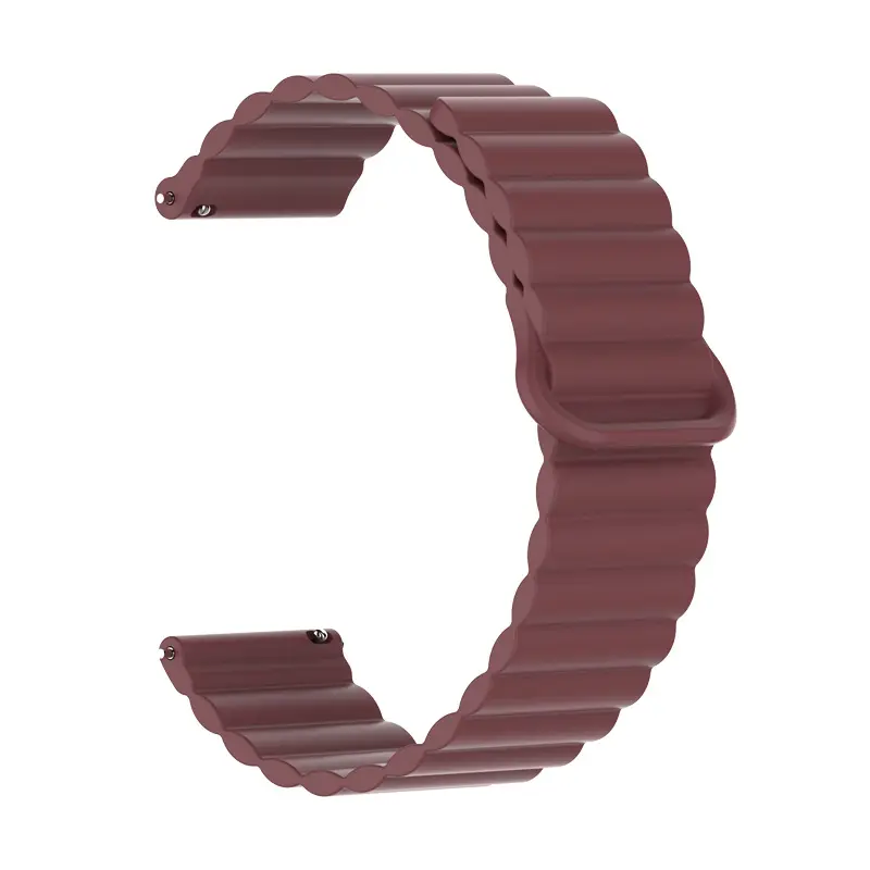 Huawei GT5 Watch Green Silicone Magnetic Strap 16mm - Image 6