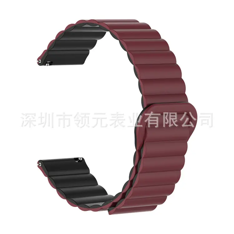 Wine red with black