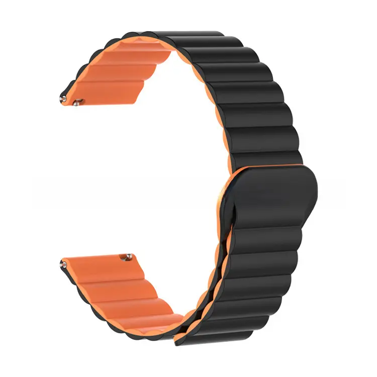Huawei GT5 Watch Green Silicone Magnetic Strap 16mm - Image 11