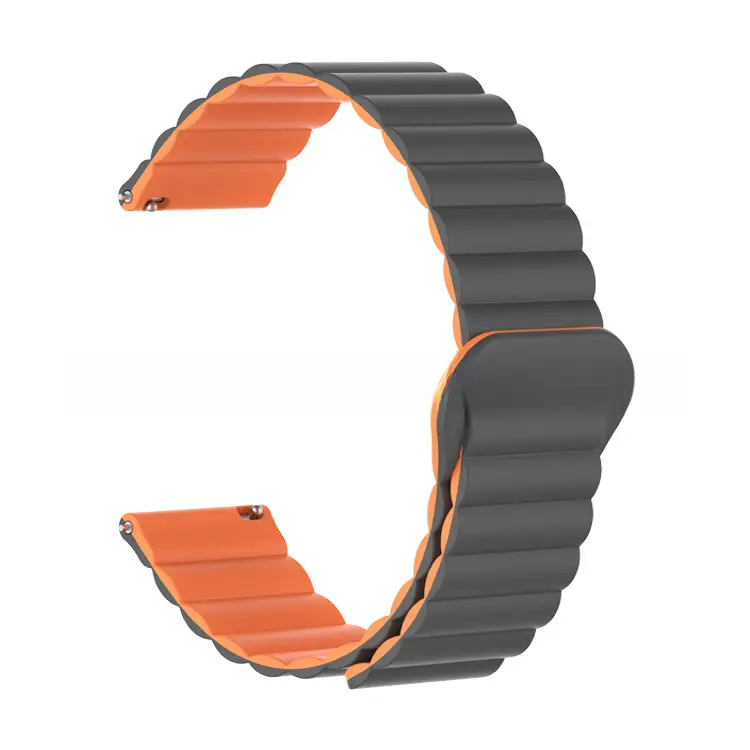 Huawei GT5 Watch Green Silicone Magnetic Strap 16mm - Image 14