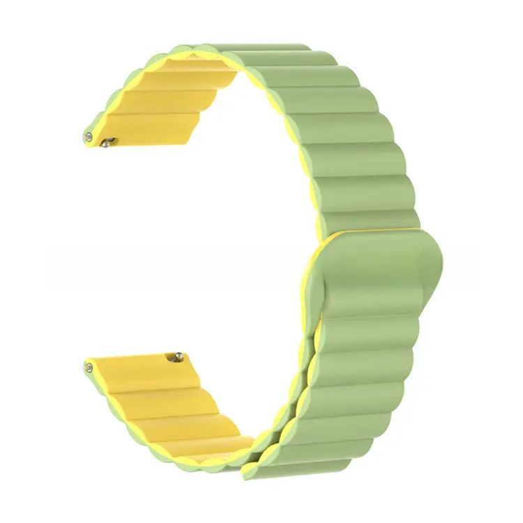Huawei GT5 Watch Green Silicone Magnetic Strap 16mm - Image 42
