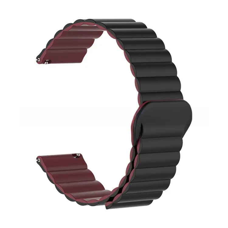 Huawei GT5 Watch Green Silicone Magnetic Strap 16mm - Image 55