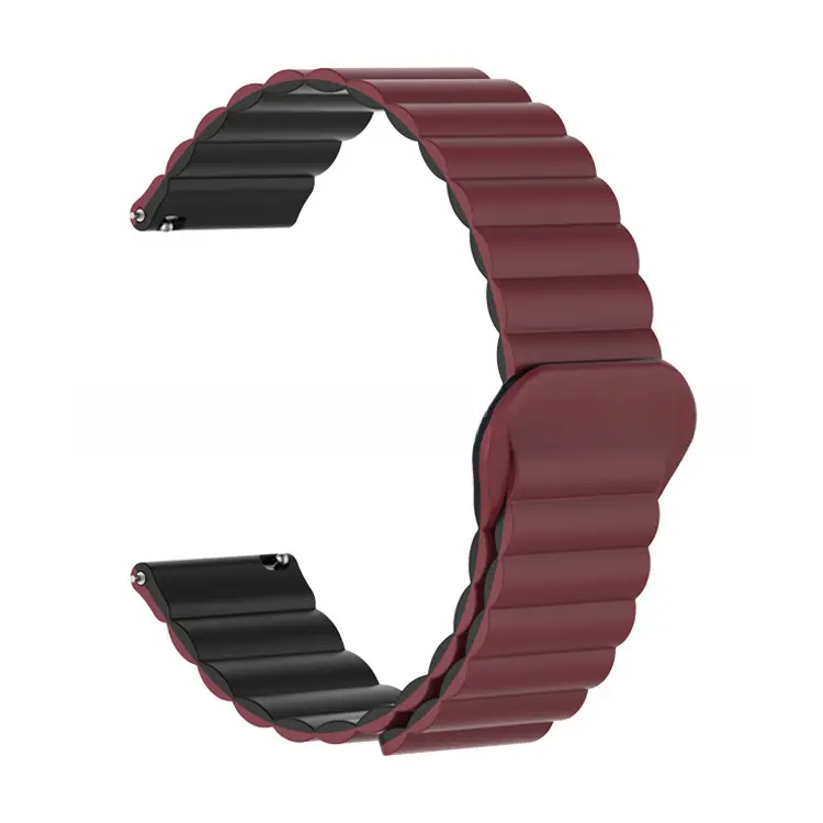 Huawei GT5 Watch Green Silicone Magnetic Strap 16mm - Image 59