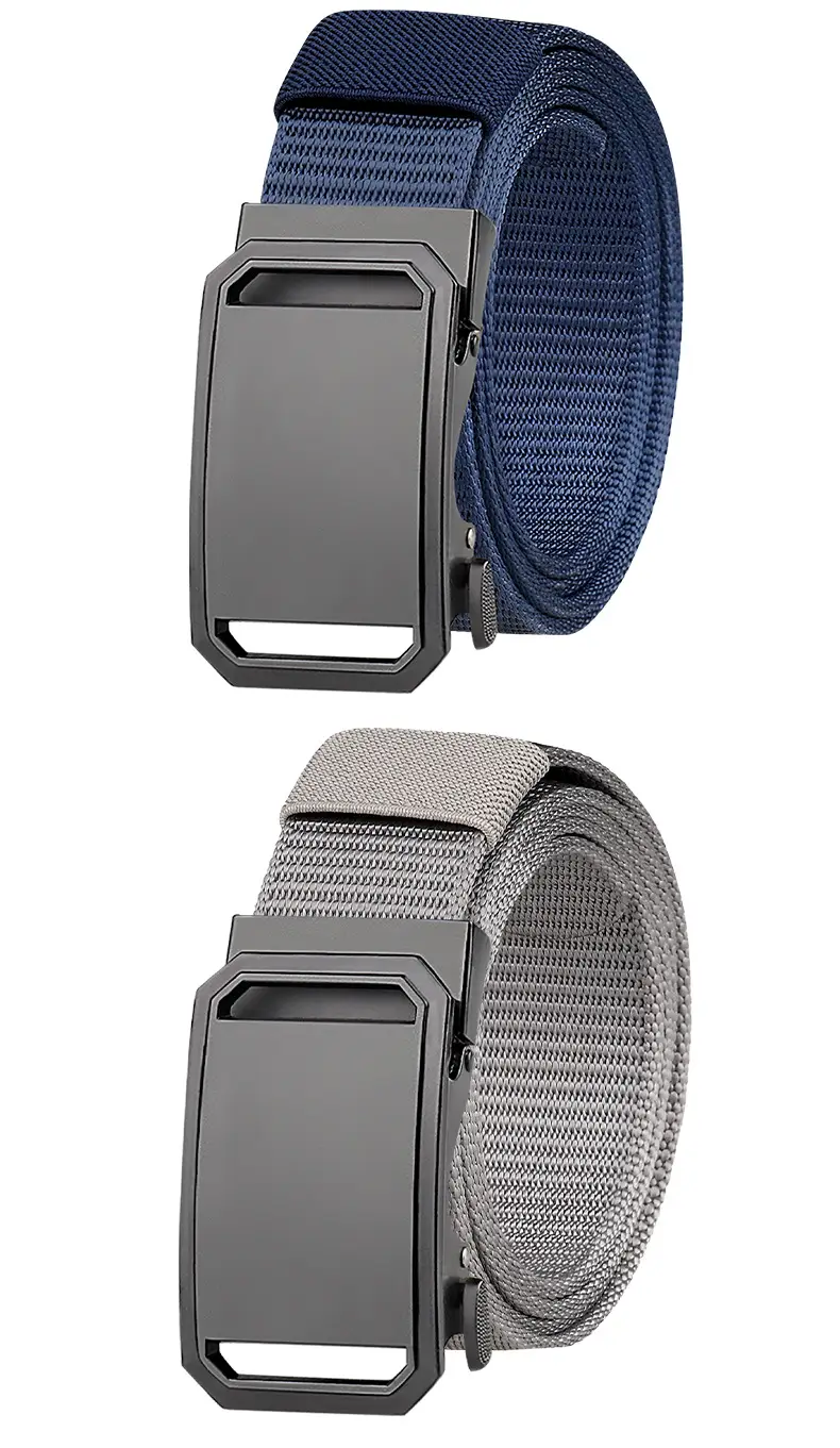 Men's Black Tactical Belt with Smooth Buckle β feature 10