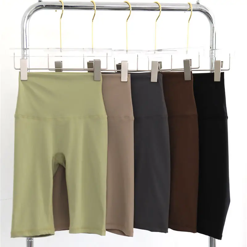 Black High Waist Yoga Pants Women Summer Thin Riding Pants