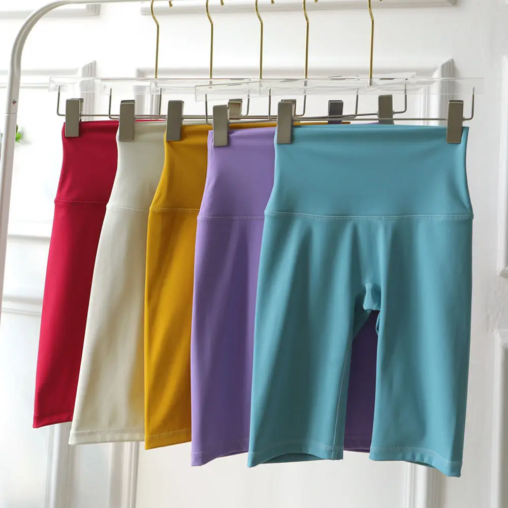 Black High Waist Yoga Pants Women Summer Thin Riding Pants