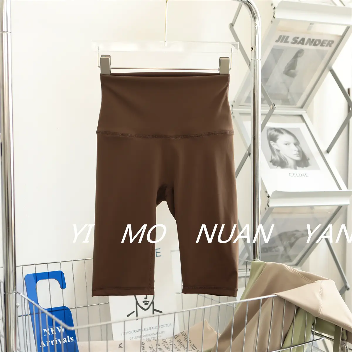 Black High Waist Yoga Pants Women Summer Thin Riding Pants