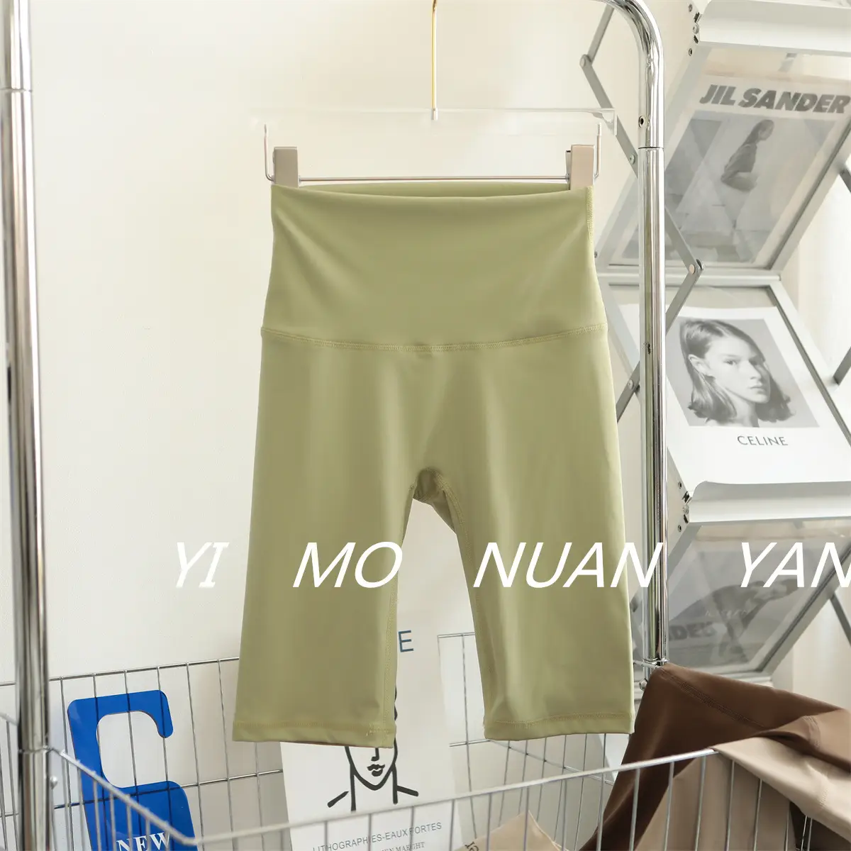 Black High Waist Yoga Pants Women Summer Thin Riding Pants