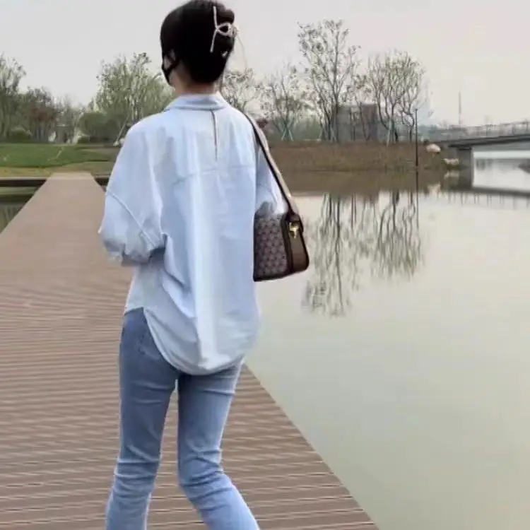 White Short Sleeve Women's Summer Shirt 2023 — feature 6