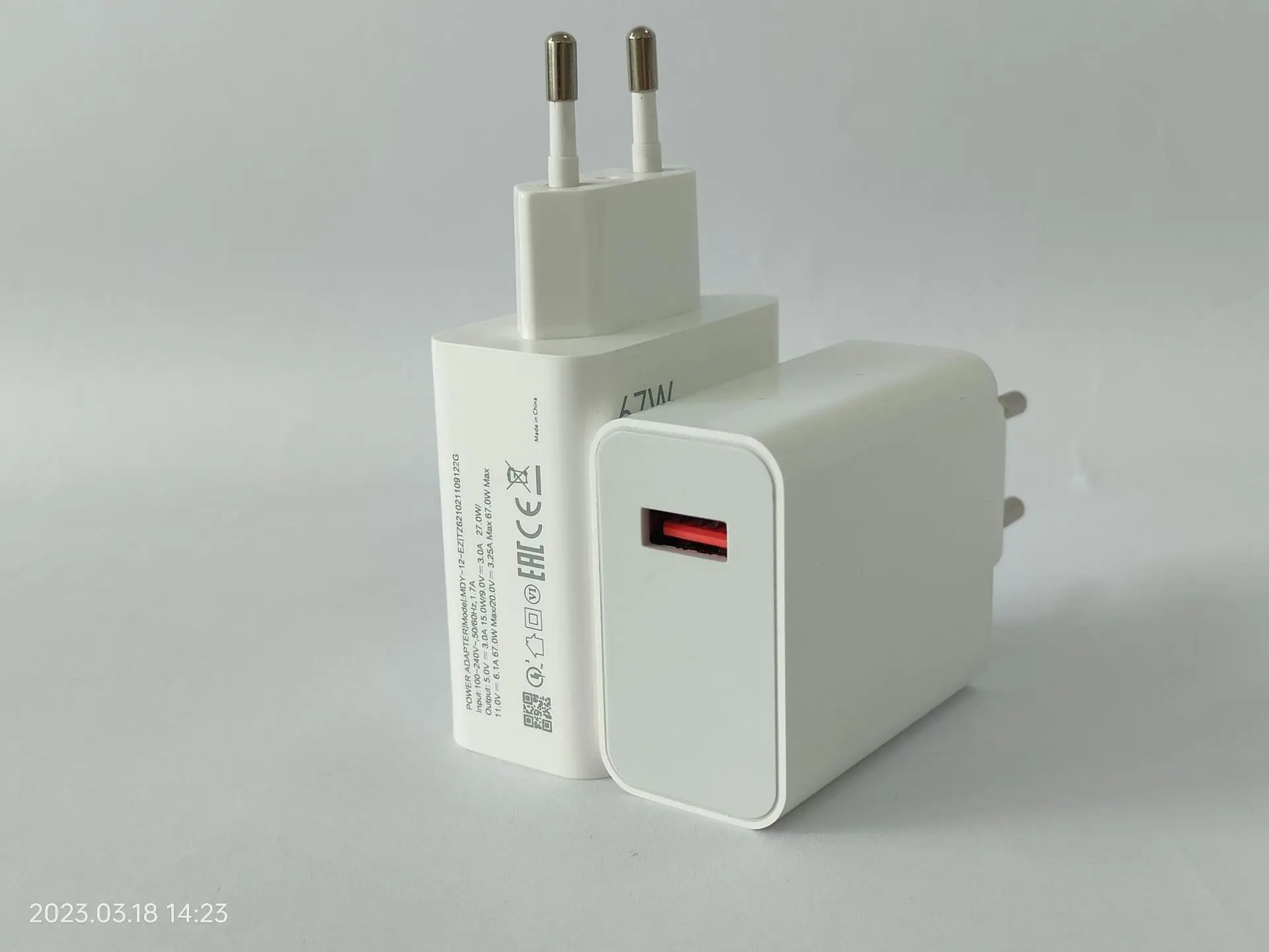 European Fast Charging Head for 120W Red K40 Charger — feature 7