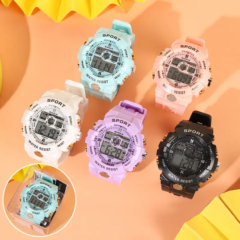 Unicorn Digital Watch for Girls Junior High School Waterproof Luminous 808 — feature 1