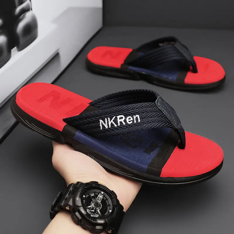 Flip-flops for Men 2023 New Summer Versatile Trendyy Outdoor Lightweight Slippers for Outer Wear Flip-flops Soft-soled Beach Sandals - Image 5