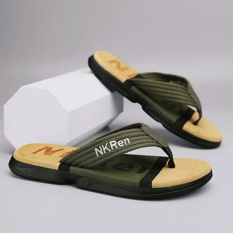 Flip-flops for Men 2023 New Summer Versatile Trendyy Outdoor Lightweight Slippers for Outer Wear Flip-flops Soft-soled Beach Sandals - Image 7