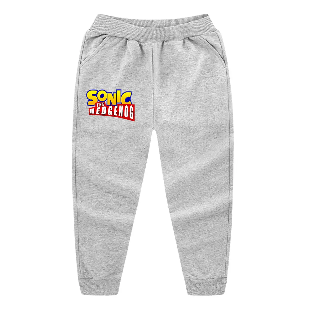 Sonic The Hedgehog Kids Black Shorts 100-170CM