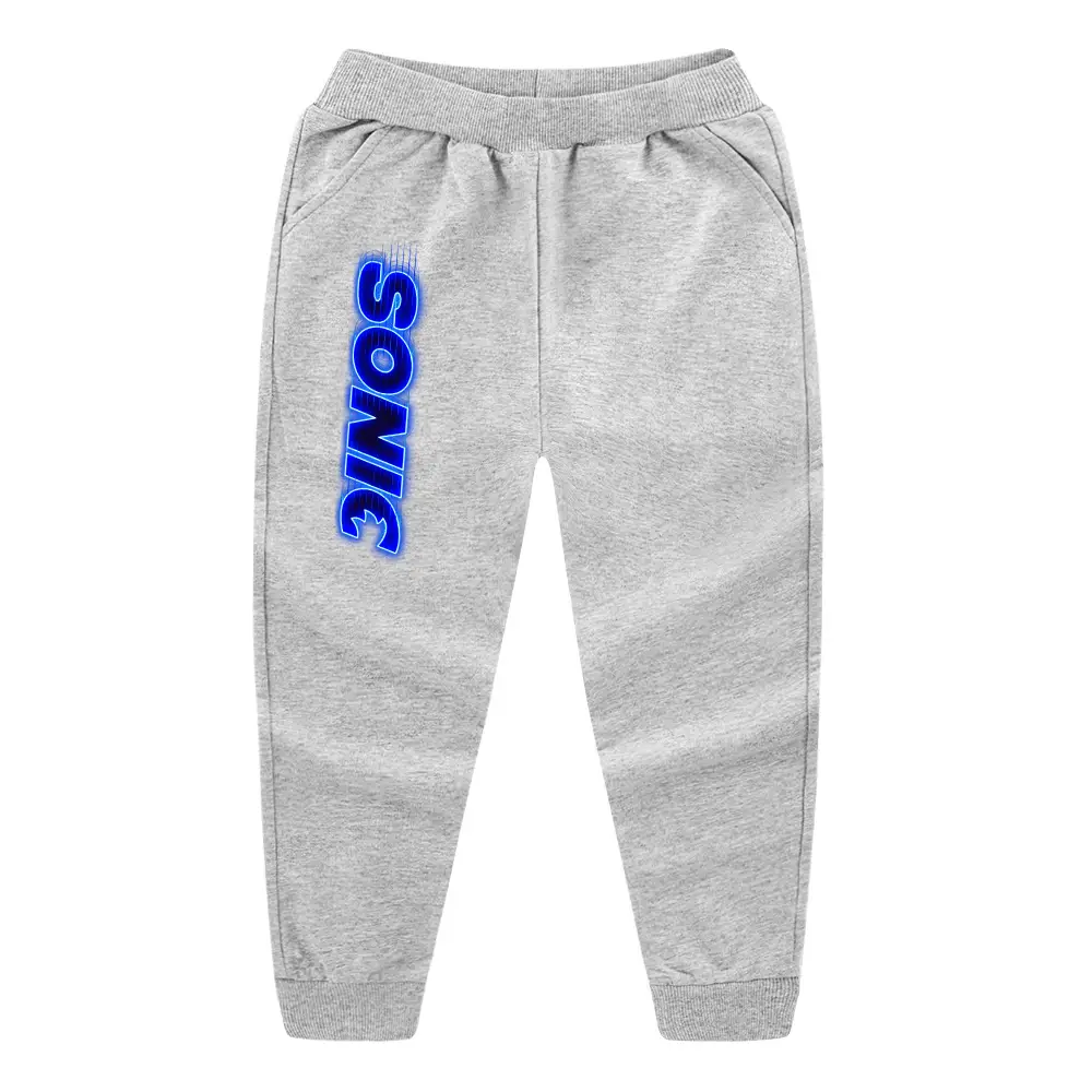 Sonic The Hedgehog Kids Black Shorts 100-170CM