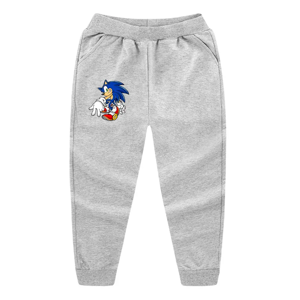 Sonic The Hedgehog Kids Black Shorts 100-170CM