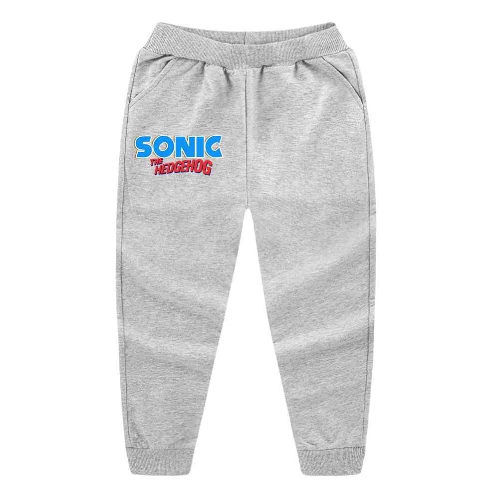 Sonic The Hedgehog Kids Black Shorts 100-170CM