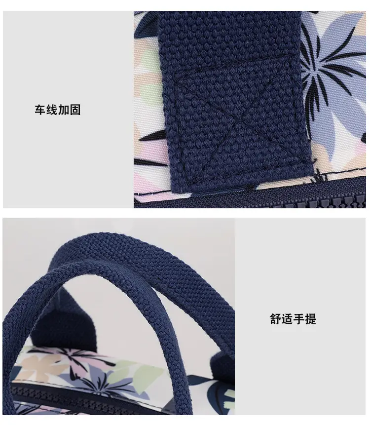 Women's Printed Nylon Shoulder Crossbody Bag with Mobile Phone Coin — feature 18