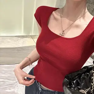 Black Knitted Polo Collar Vest for Women 2024 — feature 2
