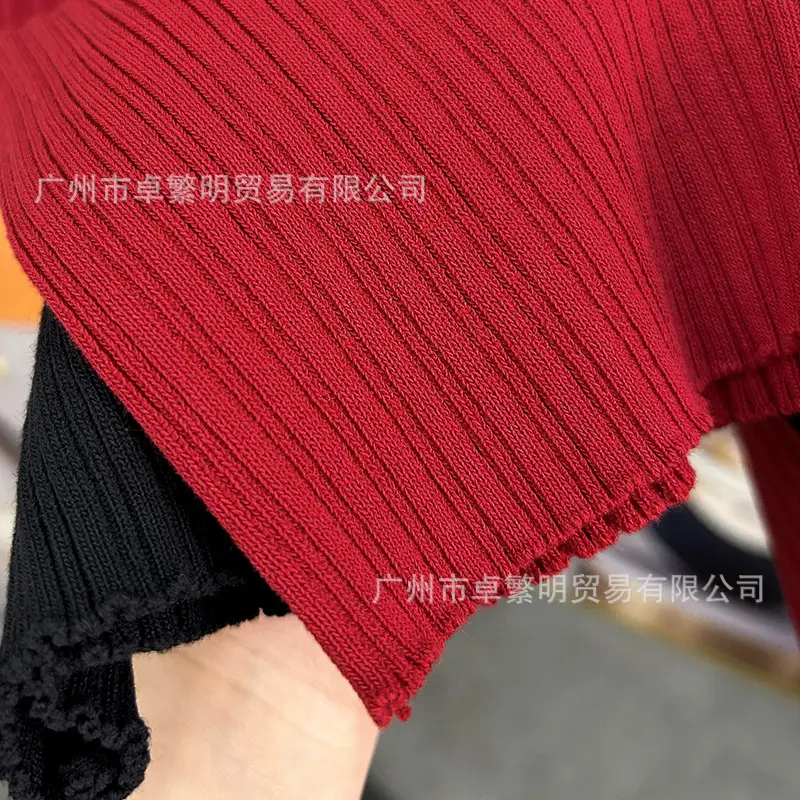 Black Knitted Polo Collar Vest for Women 2024 — feature 39