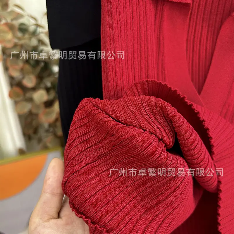 Black Knitted Polo Collar Vest for Women 2024 — feature 41