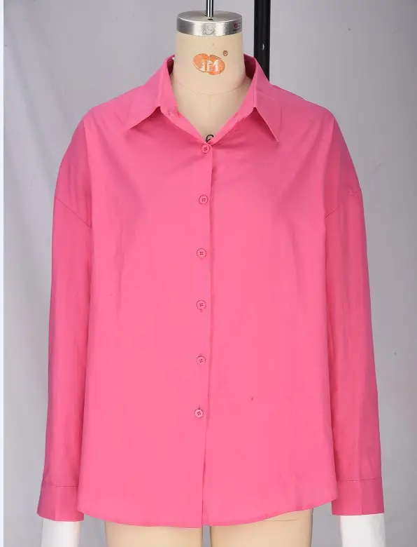 Women's White Long Sleeve Cardigan Shirt 2025 Spring Summer — feature 5