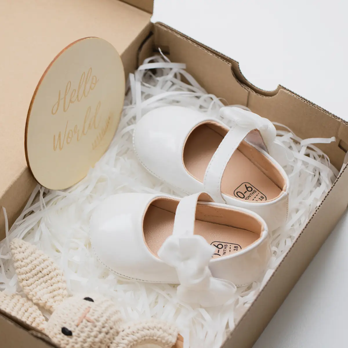 British Leather Baby Shoes Black Bow All Match — feature 8
