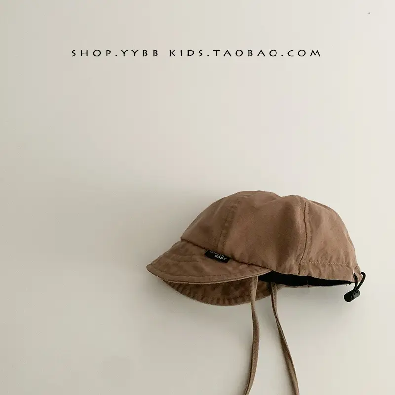 Baby Sun Hat with Peaked Brim for Boys Girls Spring Autumn - Image 3