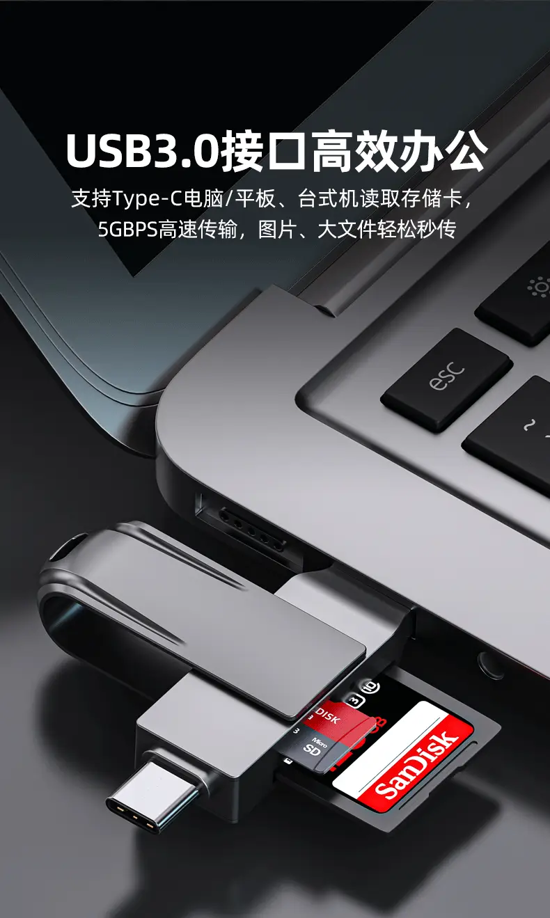 Dual-Card USB3.0 Phone Camera Reader — feature 7
