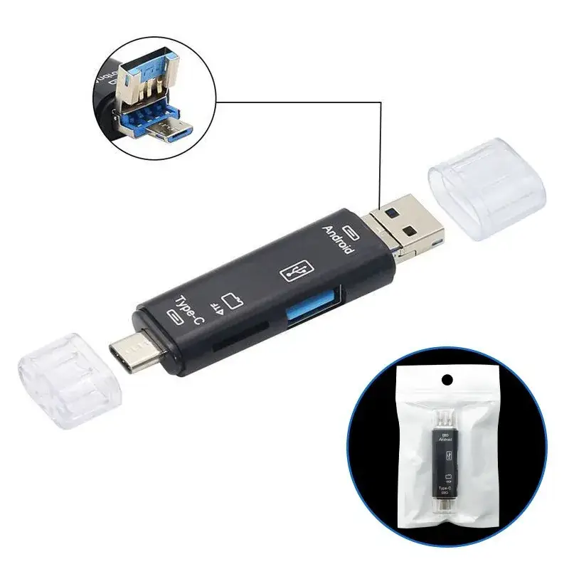 Dual-Card USB3.0 Phone Camera Reader