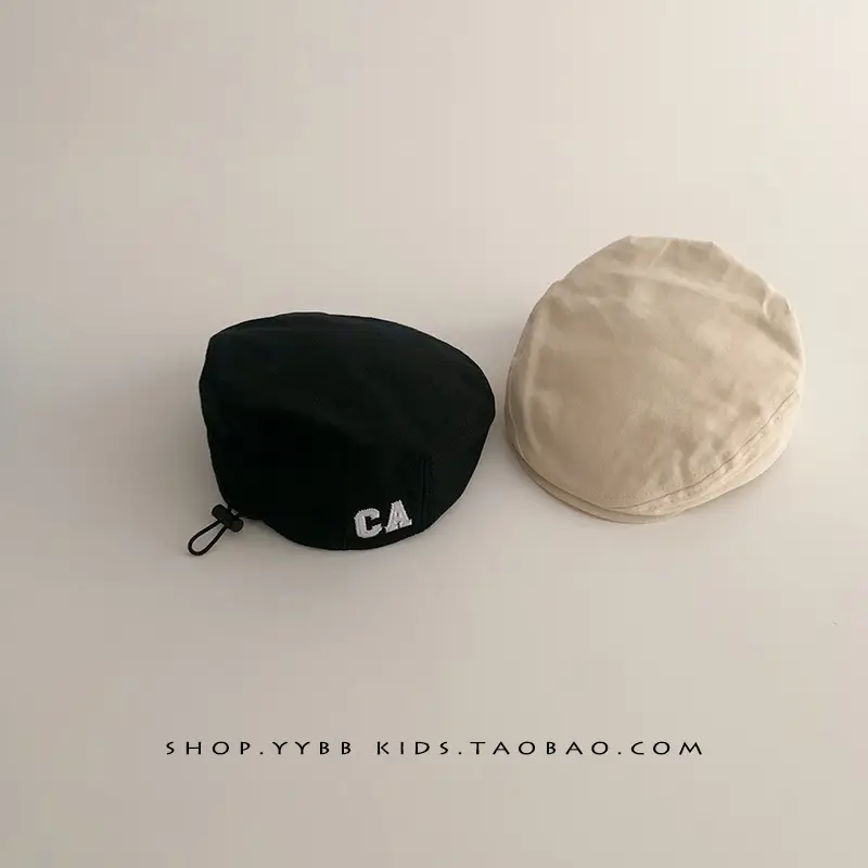 Baby's Blue Korean-style Beret Cap Adjustable Forward - Image 15