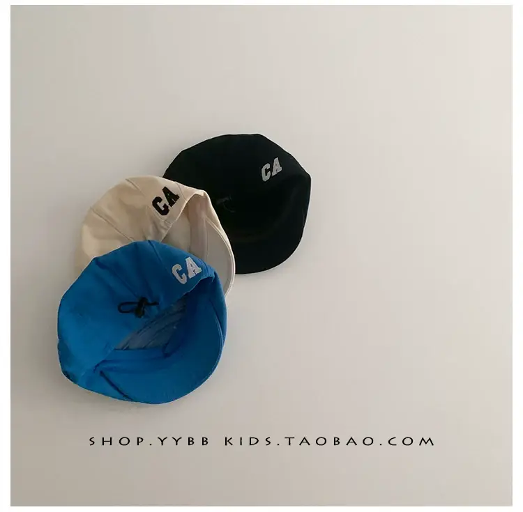 Baby's Blue Korean-style Beret Cap Adjustable Forward — feature 13