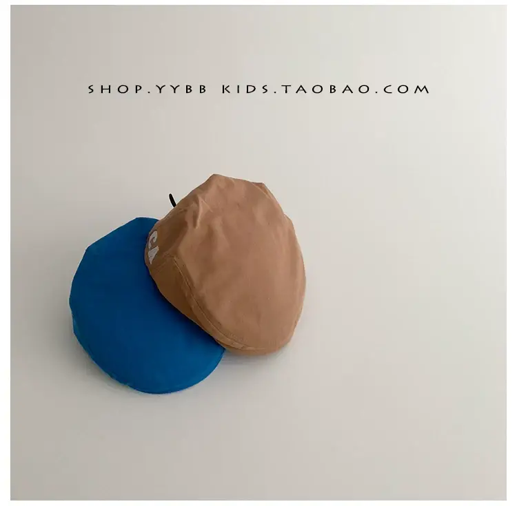 Baby's Blue Korean-style Beret Cap Adjustable Forward — feature 6