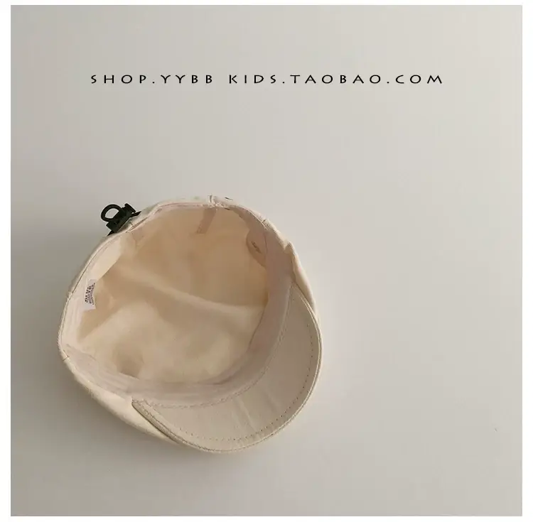 Baby's Blue Korean-style Beret Cap Adjustable Forward — feature 7