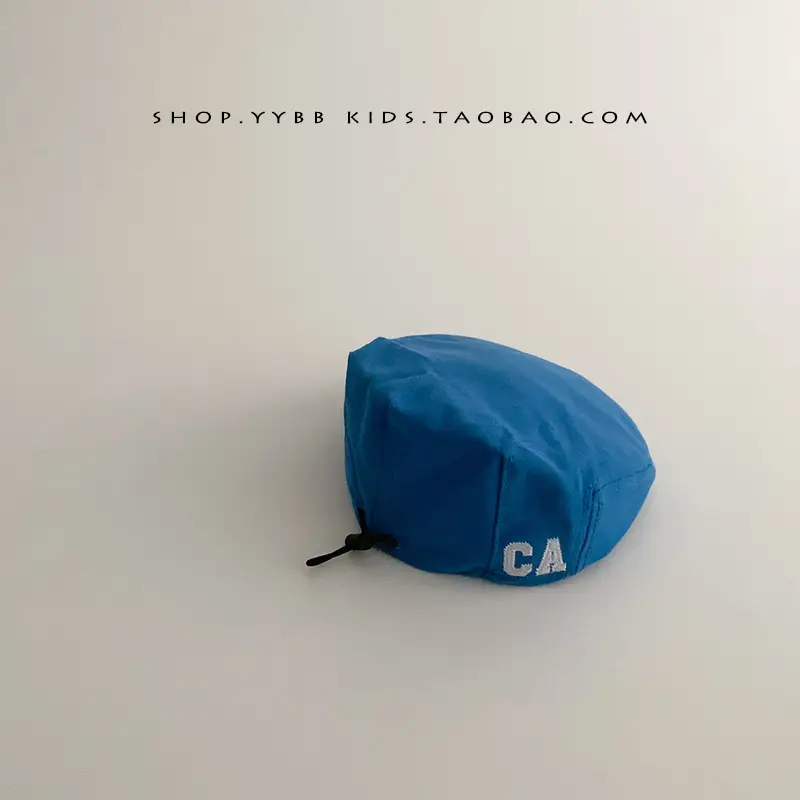 Baby's Blue Korean-style Beret Cap Adjustable Forward - Image 4