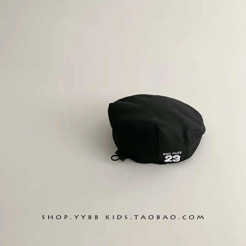Baby's Blue Korean-style Beret Cap Adjustable Forward - Image 7