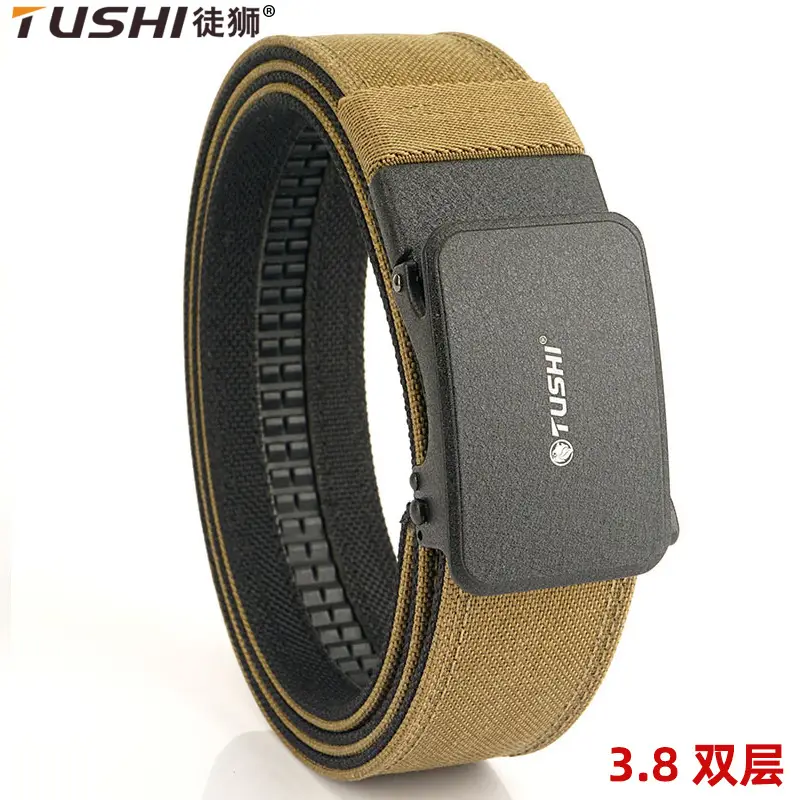 Men's Tactical Shooting Belt Gray Automatic Buckle - Image 7