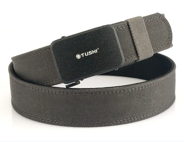 Men's Tactical Shooting Belt Gray Automatic Buckle β feature 18